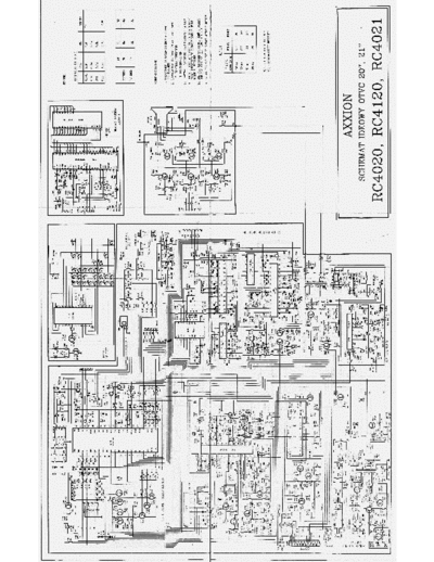 Axxion RC 4020 schematic diagram